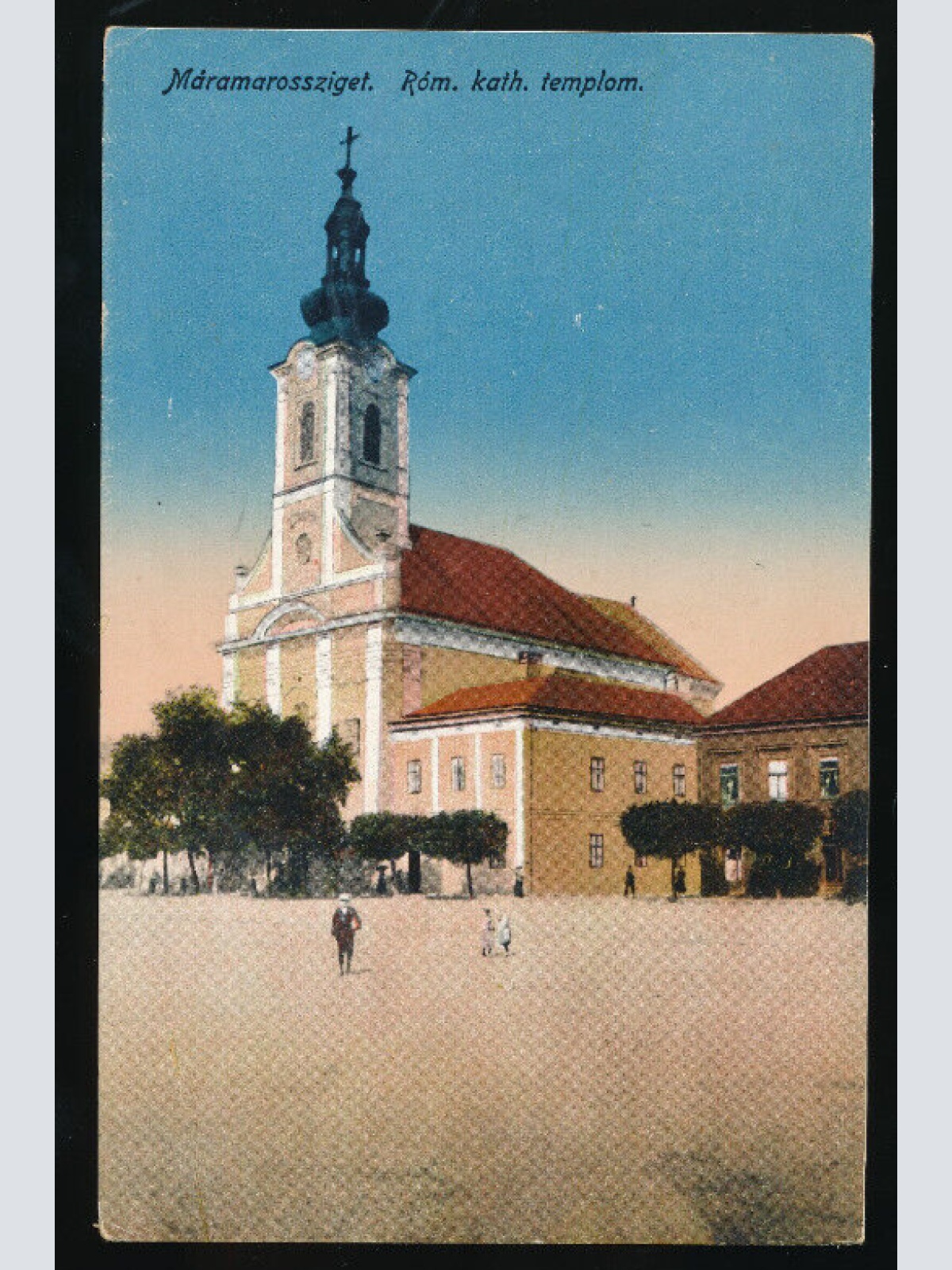 AK aus Maramarossziget Rom. kath. templom Rumänien (3270)