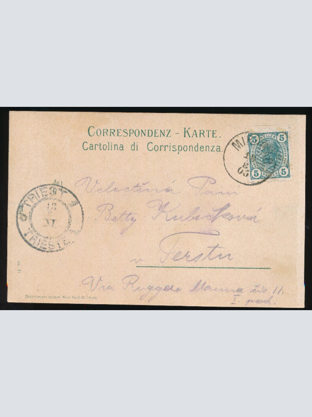 AK aus Miramar Italien (3260)