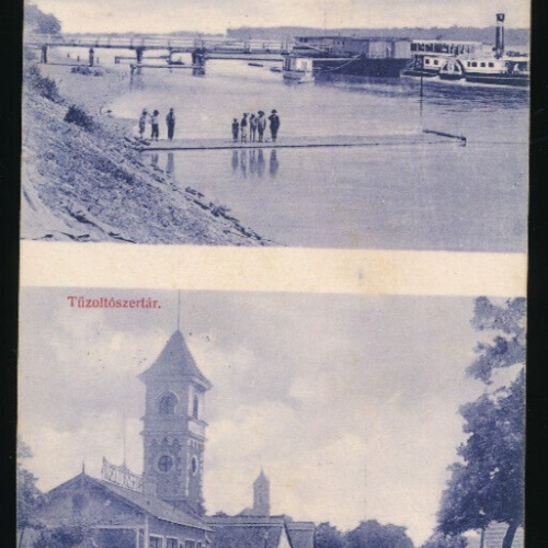 AK aus Ercsi Hajo allomas Ungarn (3053)