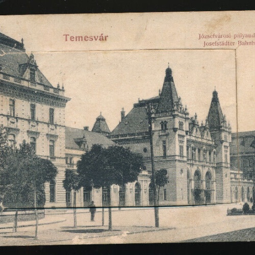 Leporello - AK aus Temesvar Timisoara mit Josefstädter Bahnhof Rumänien (3052)