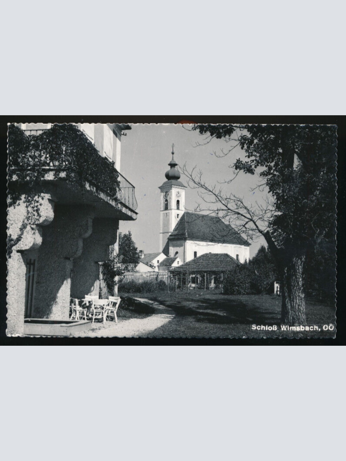 AK aus Wimsbach mit Schloß Oberösterreich (2678)