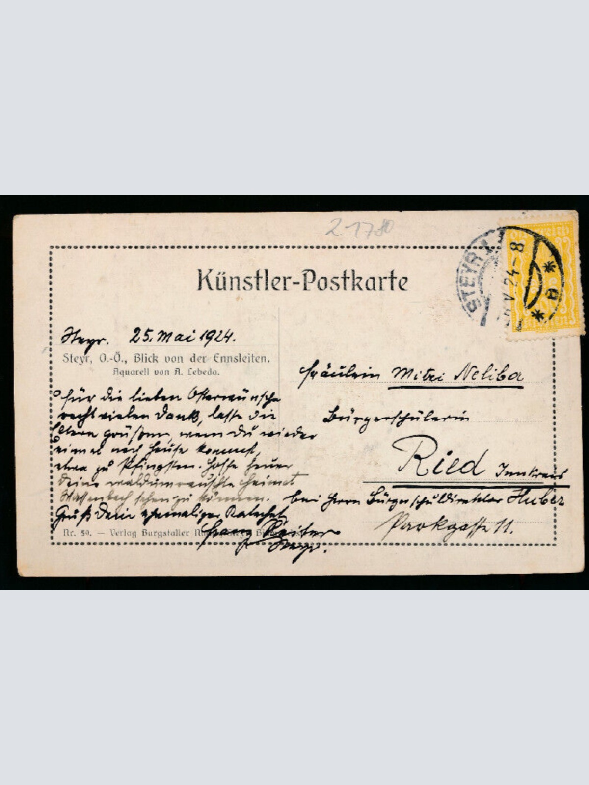 AK aus Steyr Oberösterreich (2901)