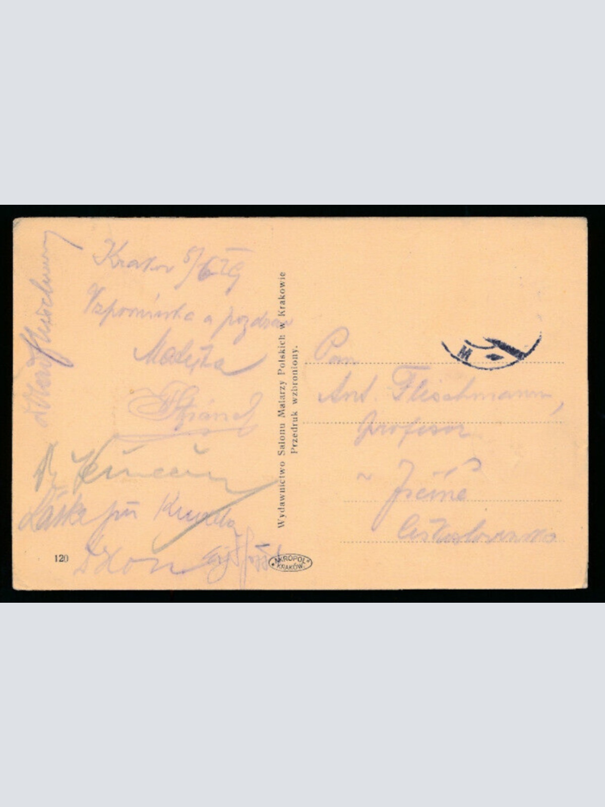 AK aus Krakow - Krakau Kopiec Kosciuski Polen (3299)