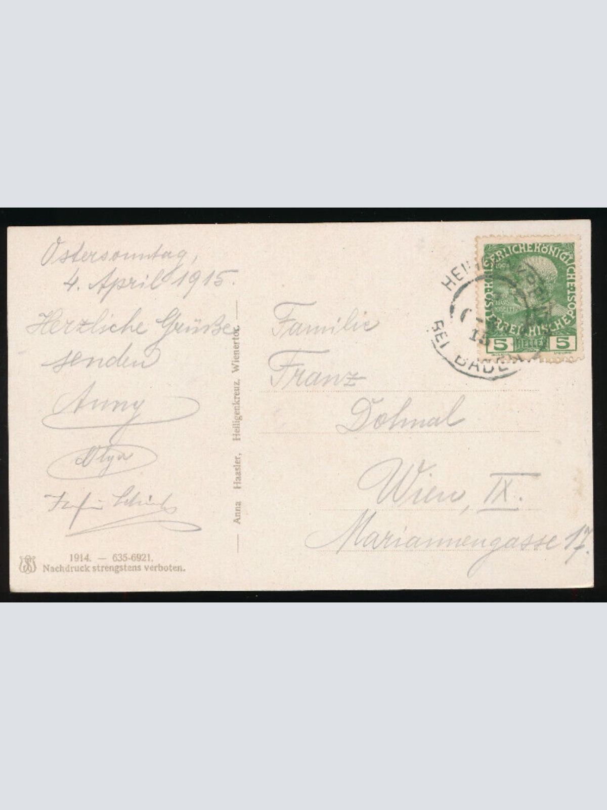 AK aus Heiligenkreuz im Wienerwald Niederösterreich (3205)