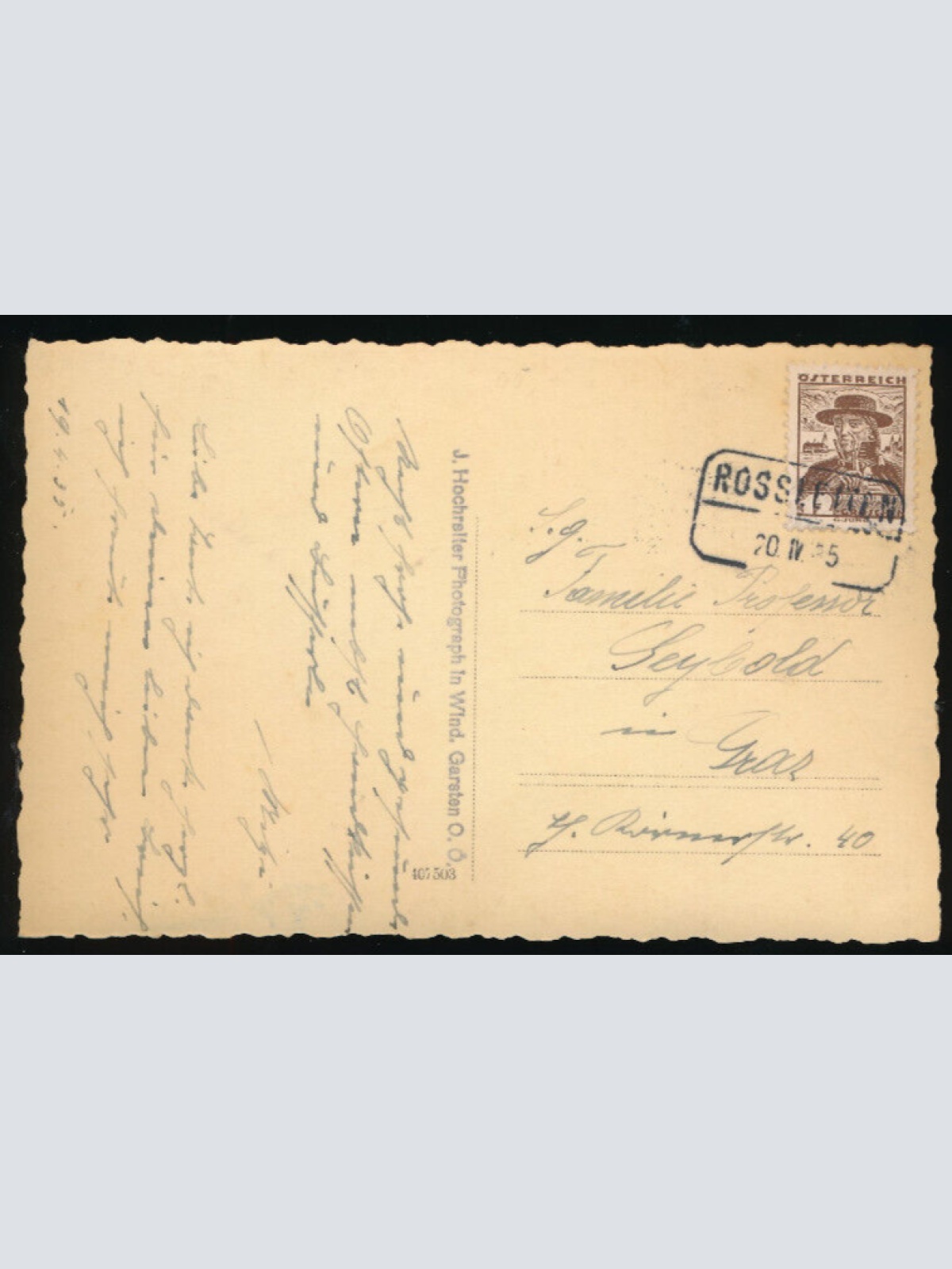 AK aus Roßleiten partie beim Pißling ursprung Oberösterreich (2555)