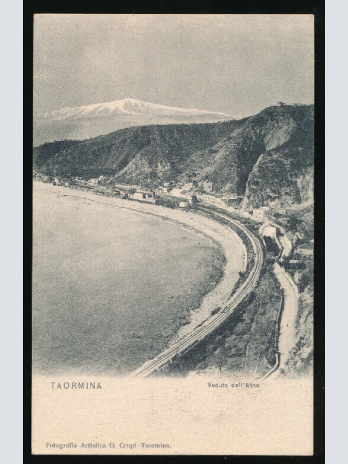 AK aus Taormina Veduta dell Etna Italien (3234)