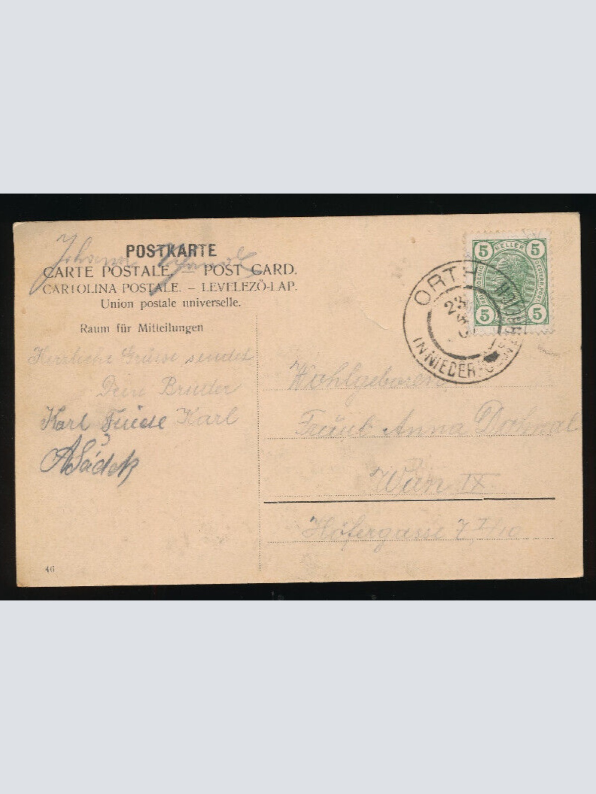 AK Orth an der Donau Niederösterreich (3213)