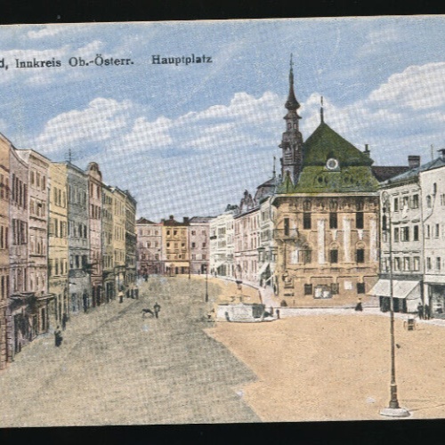 AK aus Ried im Innkreis Hauptplatz Oberösterreich  (2959)