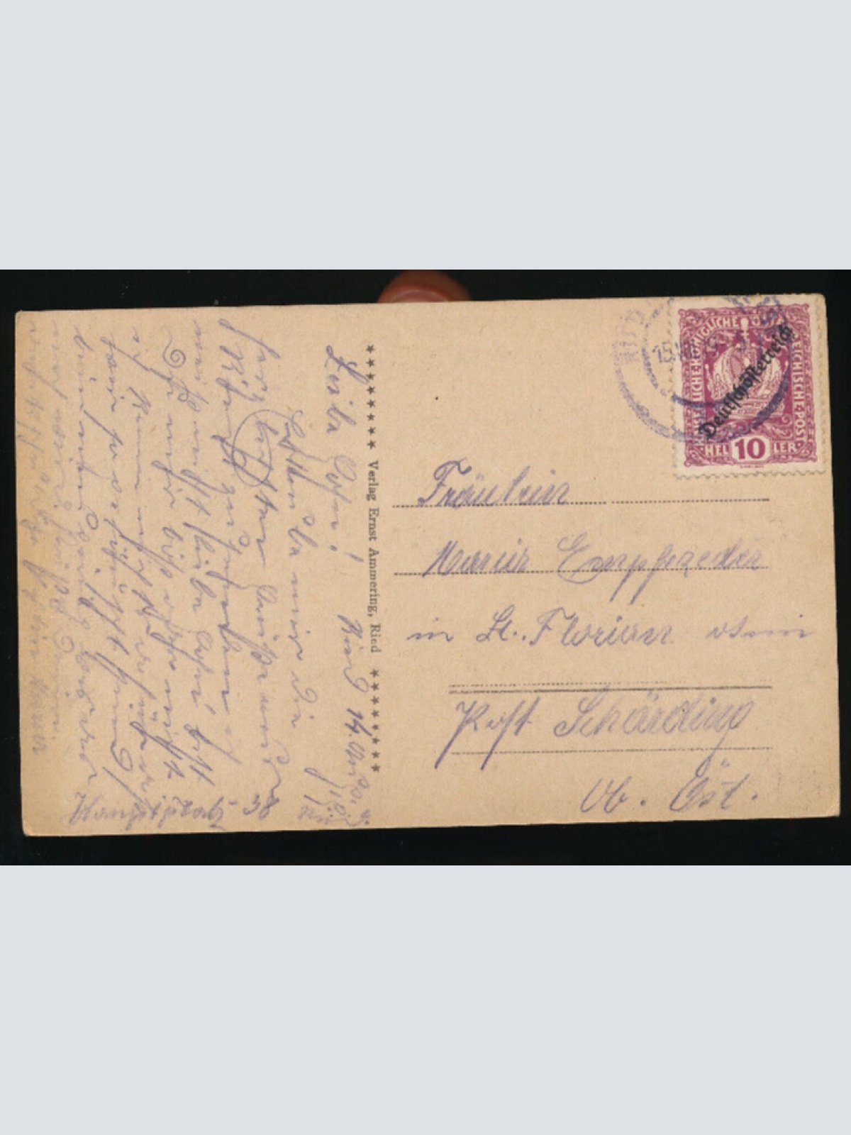 AK aus Ried im Innkreis Hauptplatz Oberösterreich  (2959)