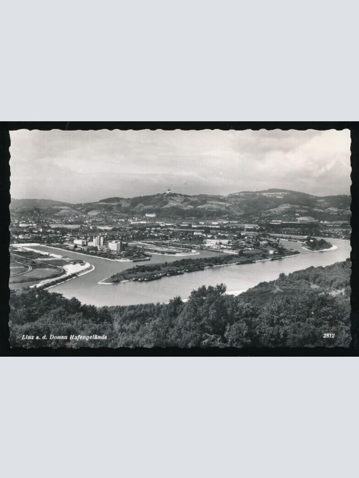 AK aus Linz an de Donau Hafengelände Oberösterreich (2469)