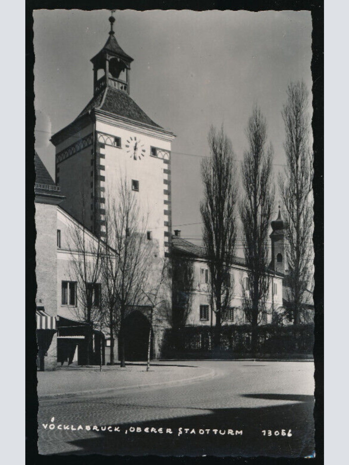 AK aus Vöcklabruck mit Stadtturm Oberösterreich (2486)