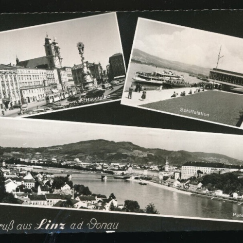 AK aus Linz an der Donau Mehrbildkarte Oberösterreich (3326)