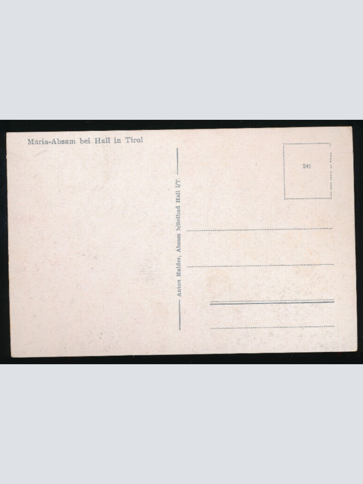 AK aus Maria - Absam bei Hall in Tirol (2595)