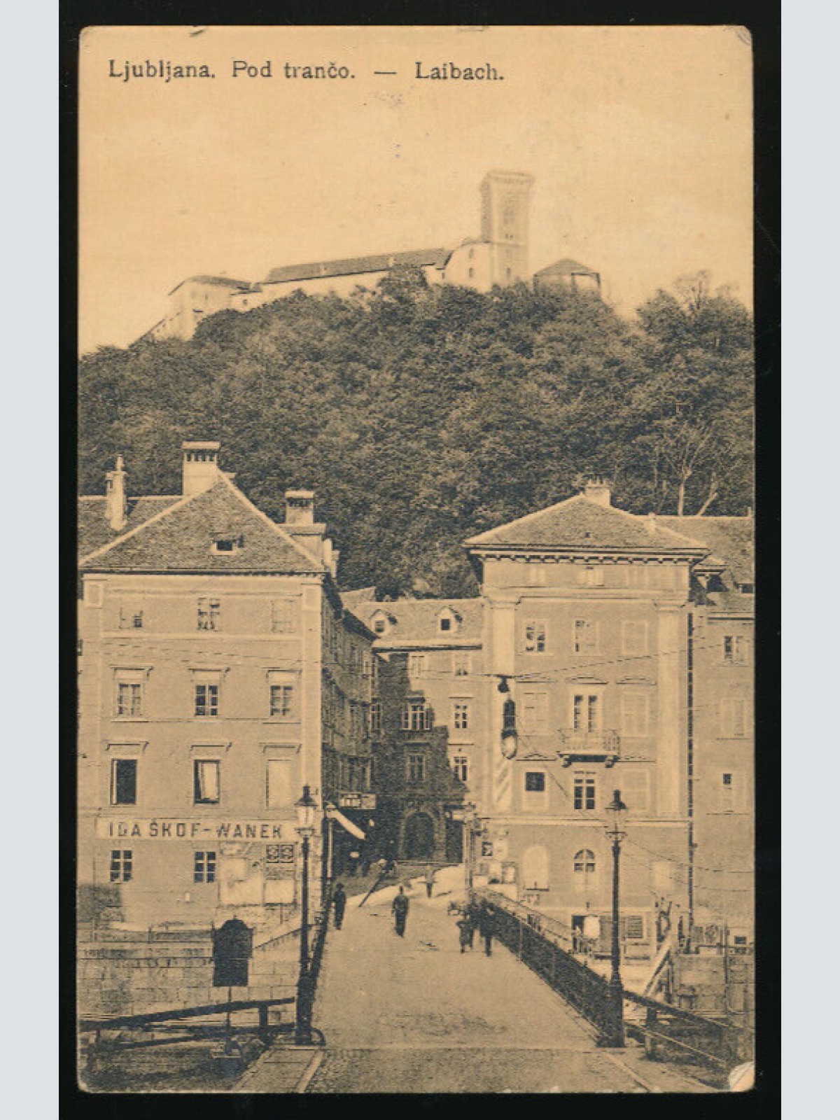 AK aus Ljubljana - Laibach Pod tranco Slowenien (3251)