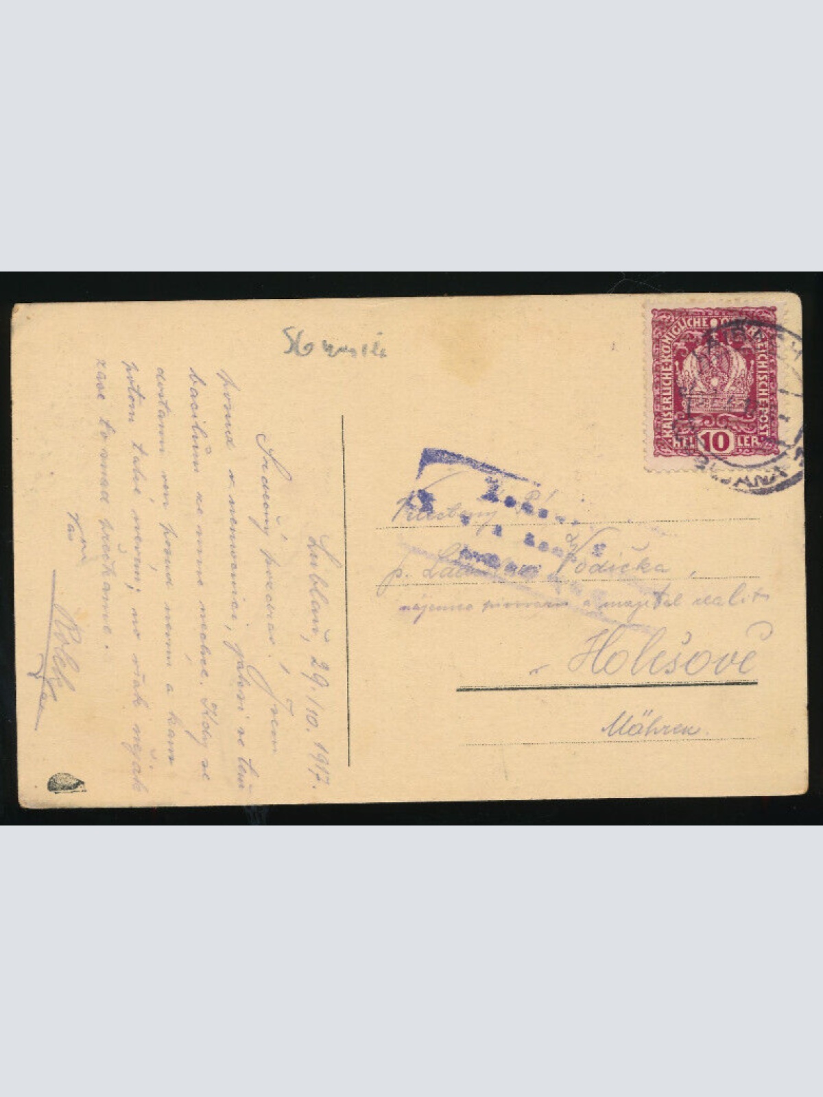 AK aus Ljubljana - Laibach Pod tranco Slowenien (3251)