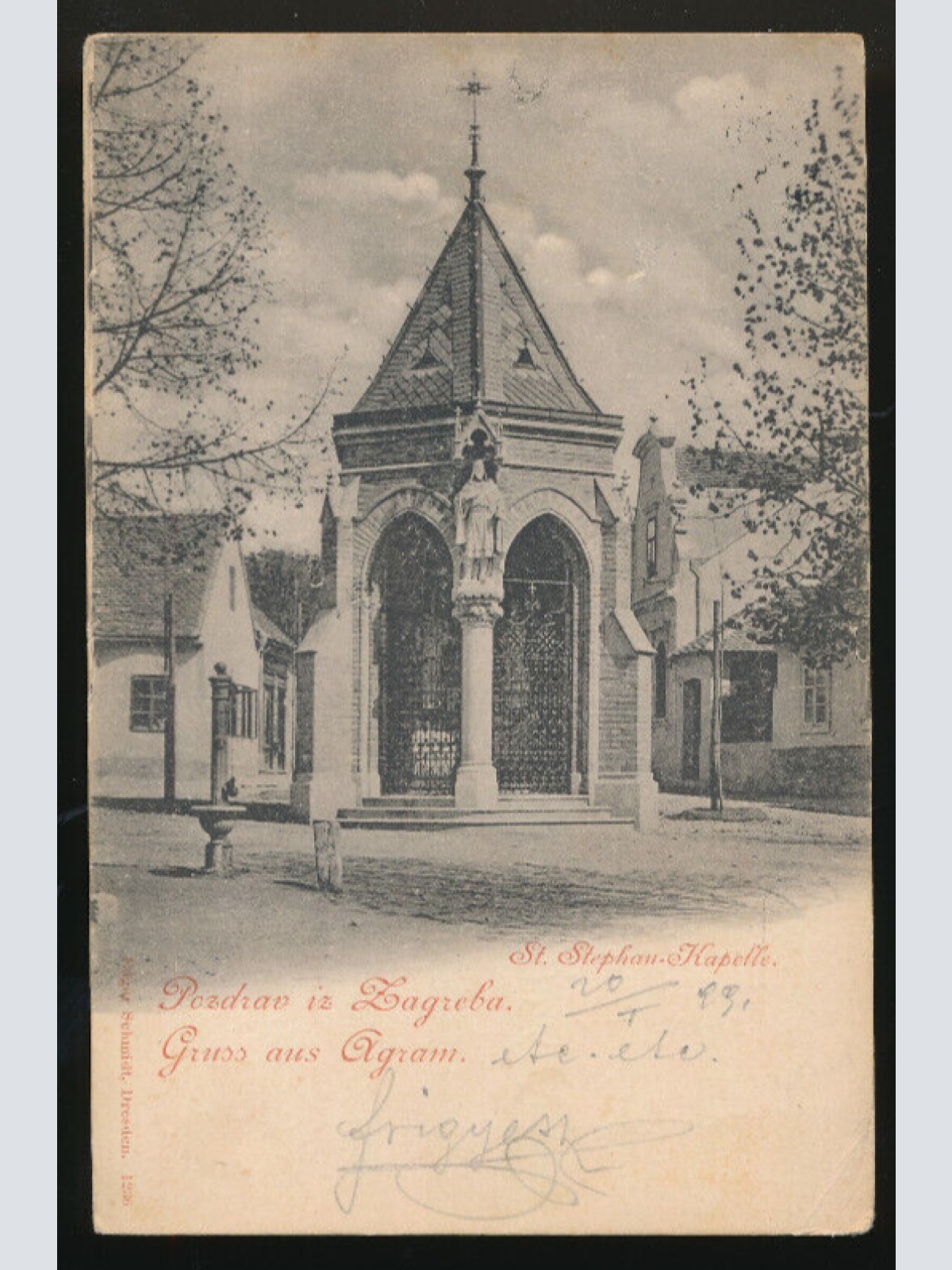 AK gruss aus Agram - Zagreb  Kroatien (2995)