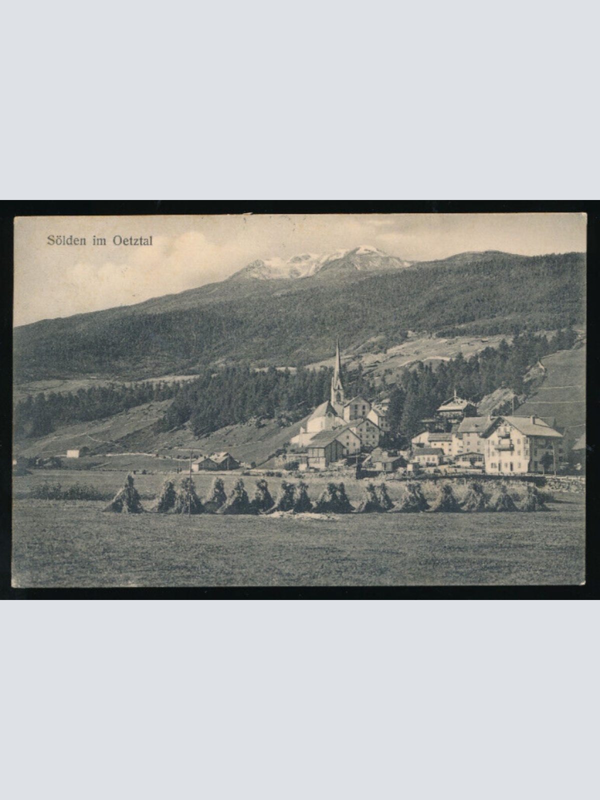 AK aus Sölden im Oetztal Tirol (2592)