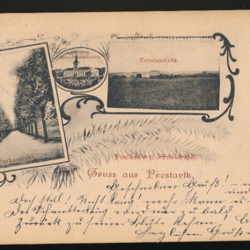 AK gruss aus  Prestavlky Tschechien (2990)