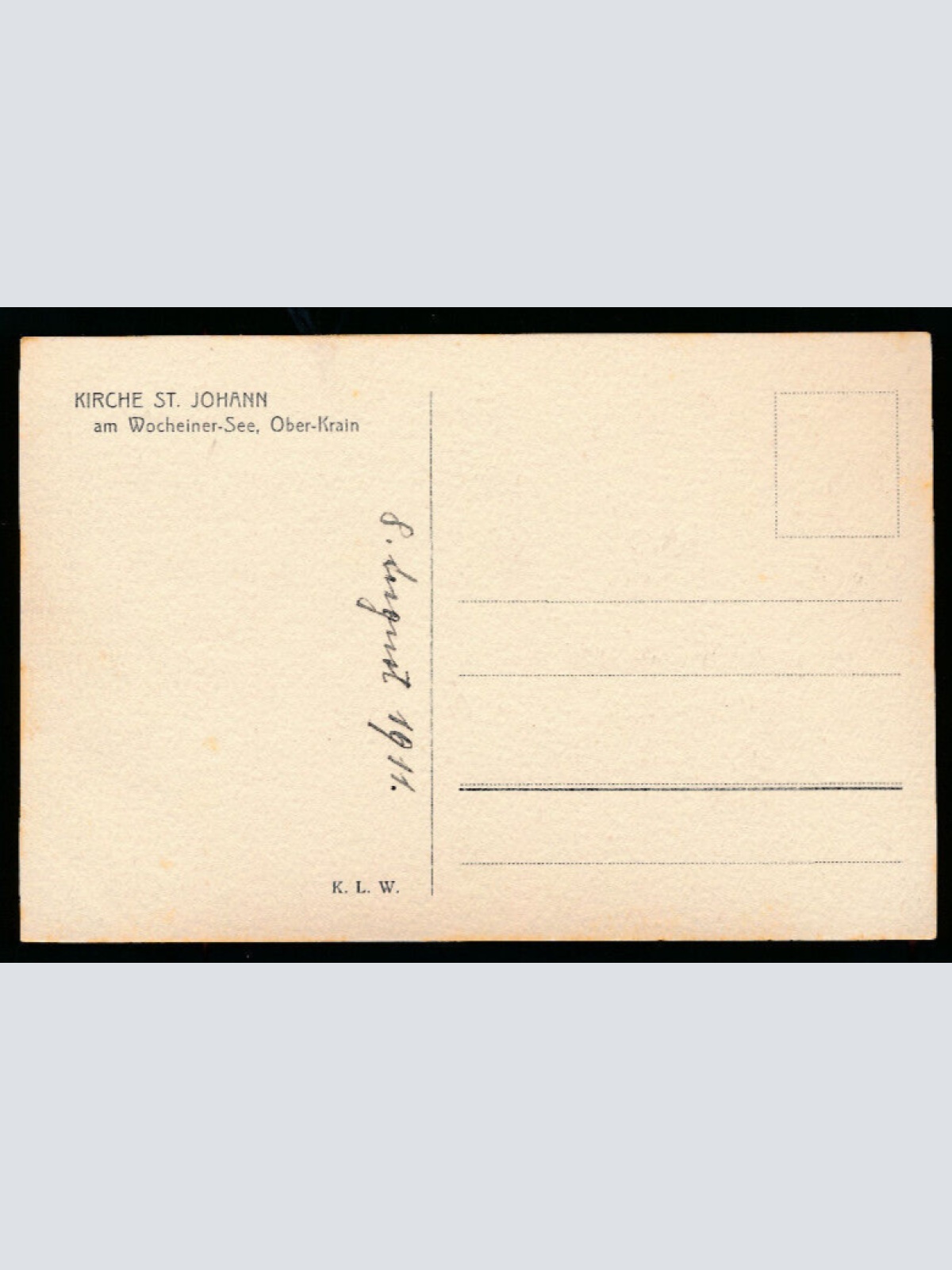 AK aus Oberkrain Kirche St.Johann Slowenien (3378)