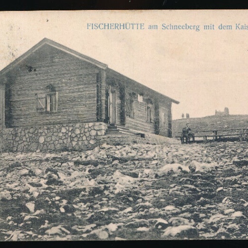 AK von der Fischerhütte am Schneeberg Niederösterreich (3506)