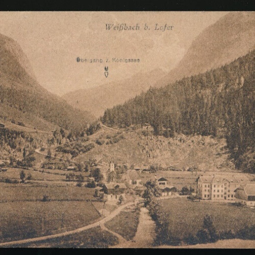 AK aus Weißbach bei Lofer Salzburg (3510)