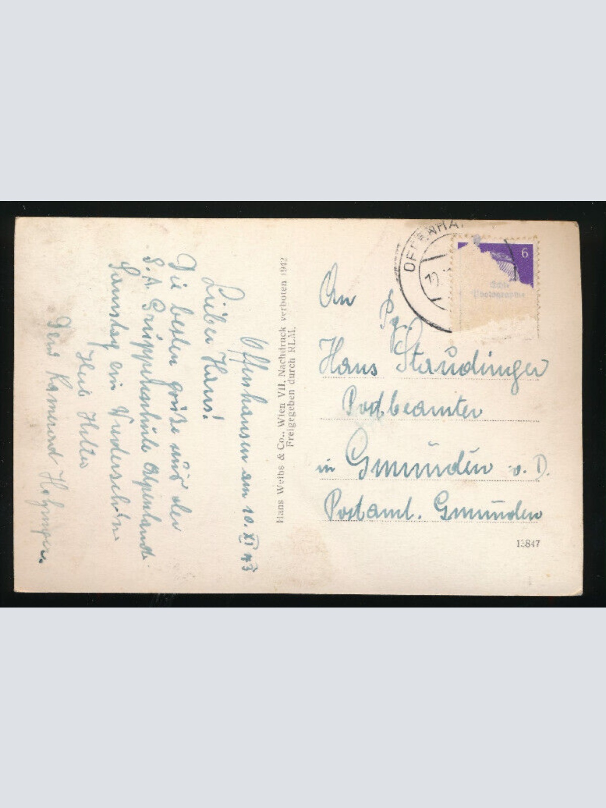 AK aus Offenhausen Gau Oberdonau Oberösterreich (3364)