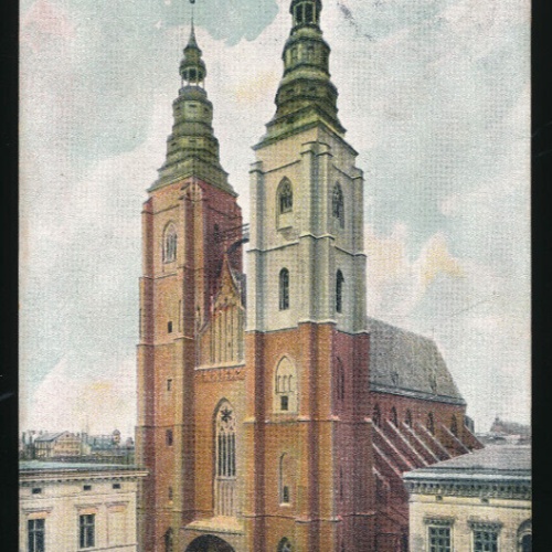 AK aus Breslau mit Maria Magdalena Kirche Polen (3296)