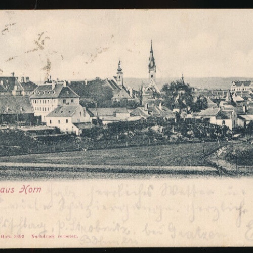 AK gruss aus Horn Niedrösterreich (3315)