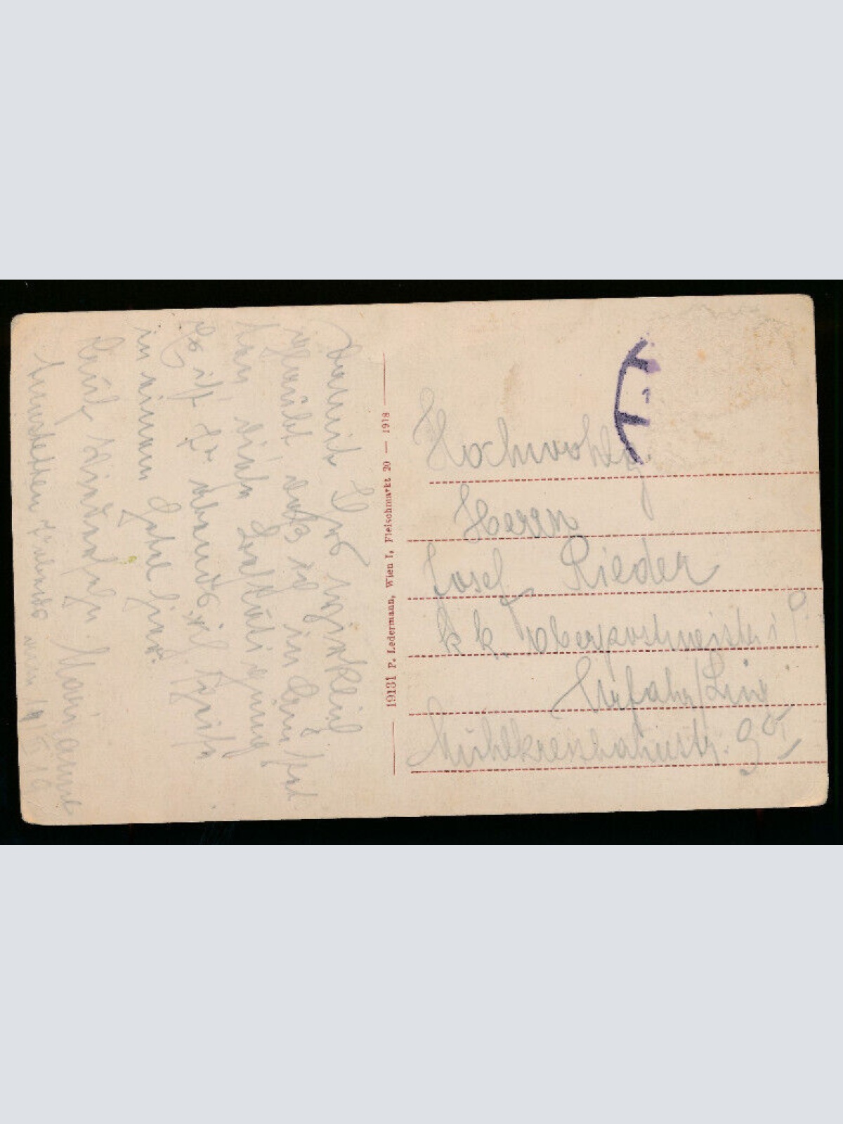 AK aus Amstetten Hauptplatz mit Hotel zum Goldenen Adler Niedrösterreich (3137)