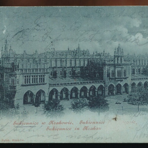 Mondschein - AK aus Sukiennice - Krakowie Polen (3166)