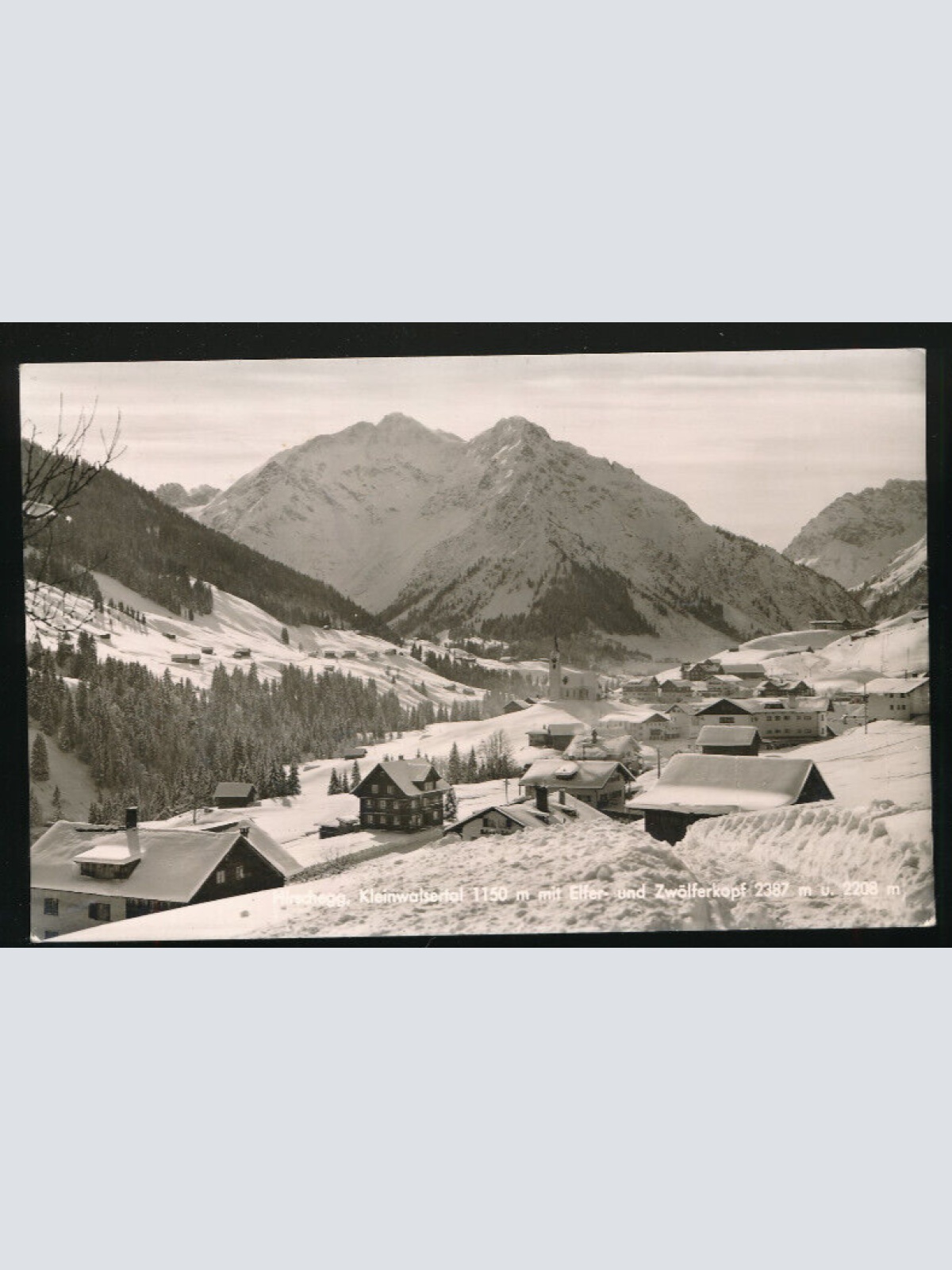 Winter - Karte aus Hirschegg Kleinwalsertal Vorarlberg (3625)