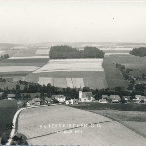 AK, Peterskirchen, Luftbild Nr. 1, Oberösterreich (S300)