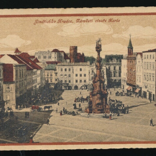 AK aus jindrichuvhradek Tschechoslowakei (3180)