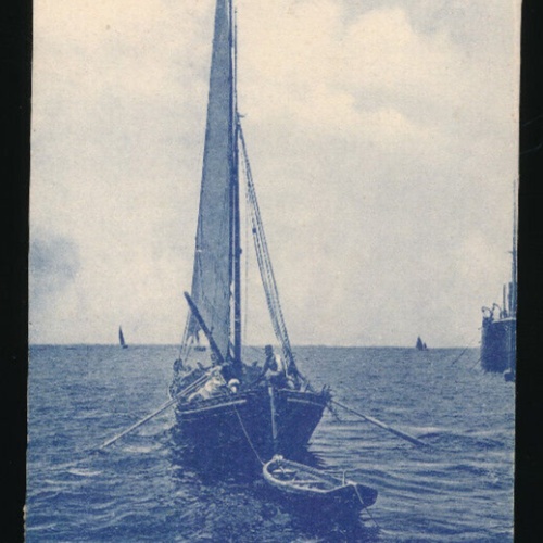 AK aus Trieste - Triest mit Segelboot Rada Italien (3173)