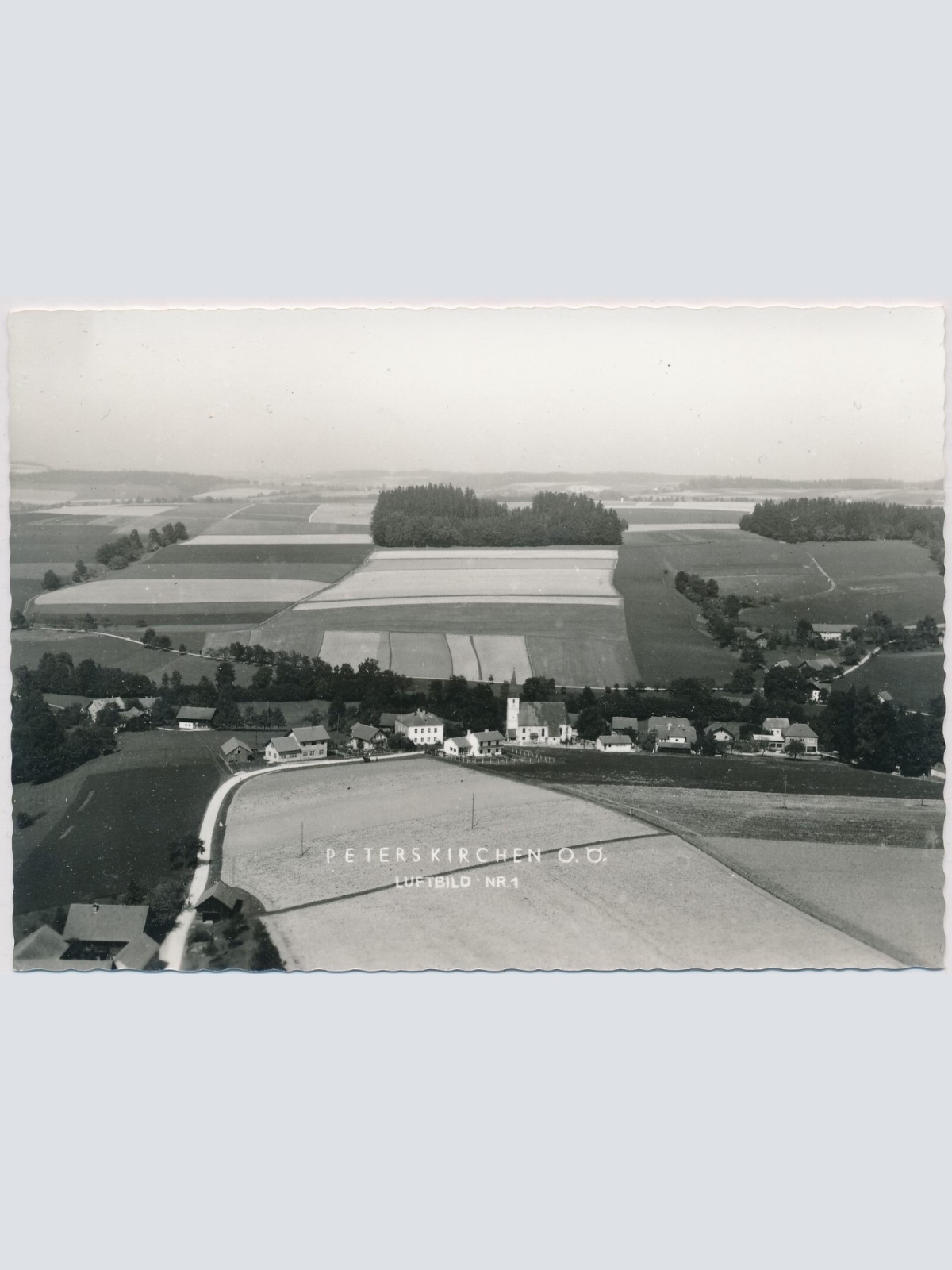 AK, Peterskirchen, Luftbild Nr. 1, Oberösterreich (S322)