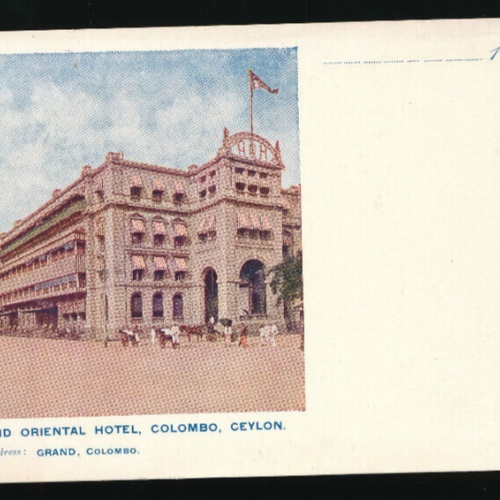 AK aus Colombo Ceylon - Srilanka mit Hotel Grad Oriental Hotel (2889)