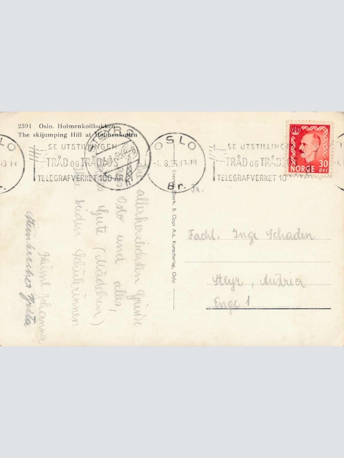 AK, Oslo, Holmenkollbakken, The skijuming Hill at Holmenkollen, Norwegen (S307)