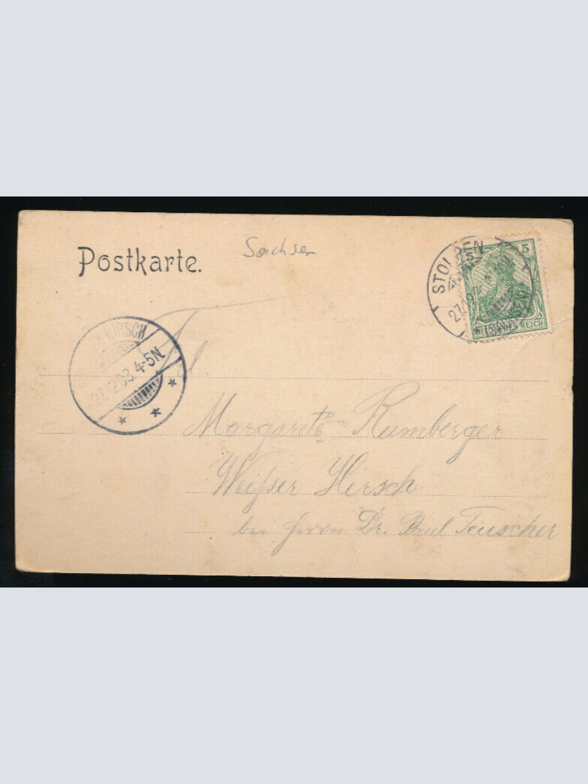 AK aus Stolpen Schlossrestaurant Sachsen (3086)