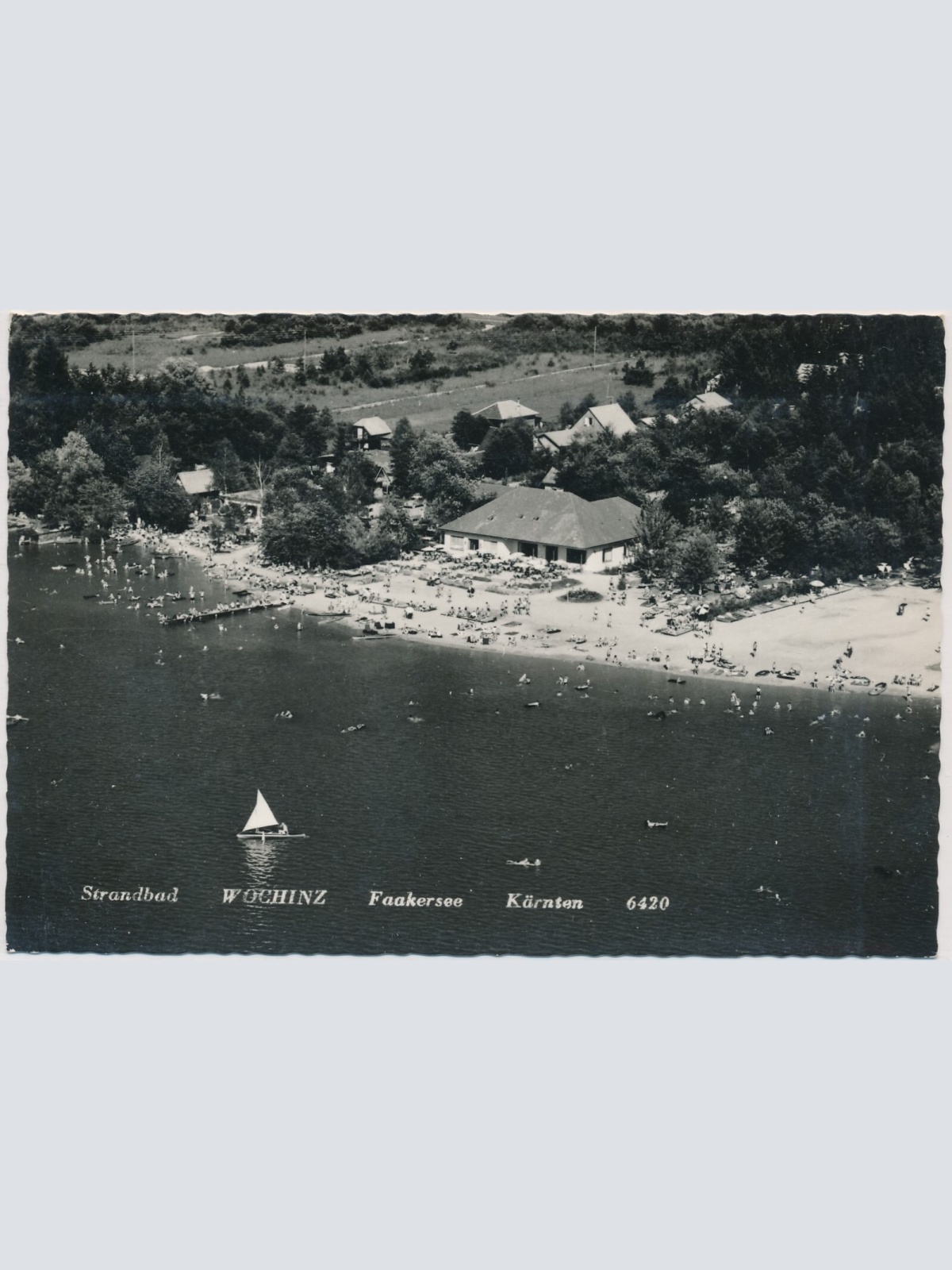 AK, Strandbad Wochinz, Faakersee, Kärnten, Österreich (S292)