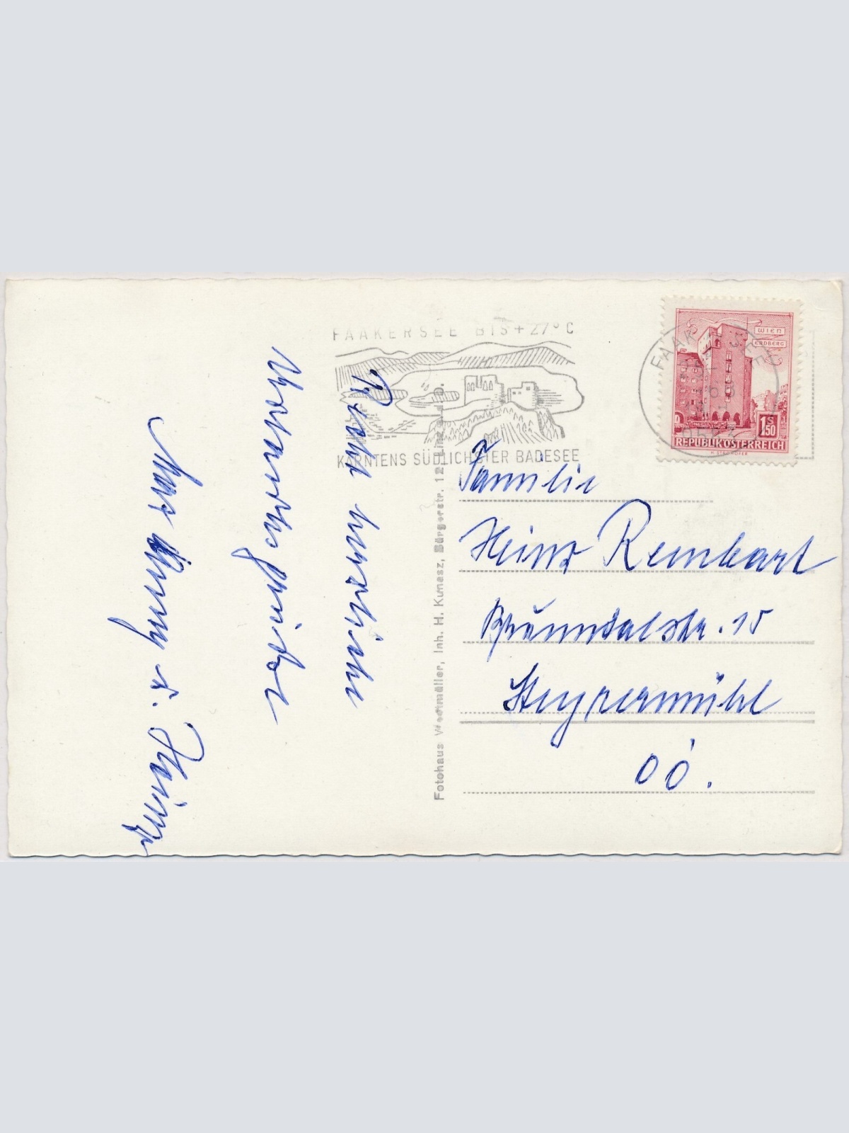 AK, Strandbad Wochinz, Faakersee, Kärnten, Österreich (S292)