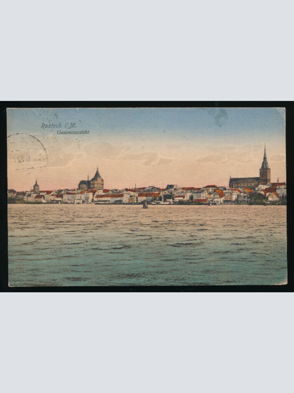 AK aus Rostock i/M Gesamtansicht Mecklenburg - Vorpommern (3567)