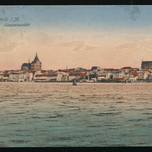 AK aus Rostock i/M Gesamtansicht Mecklenburg - Vorpommern (3567)