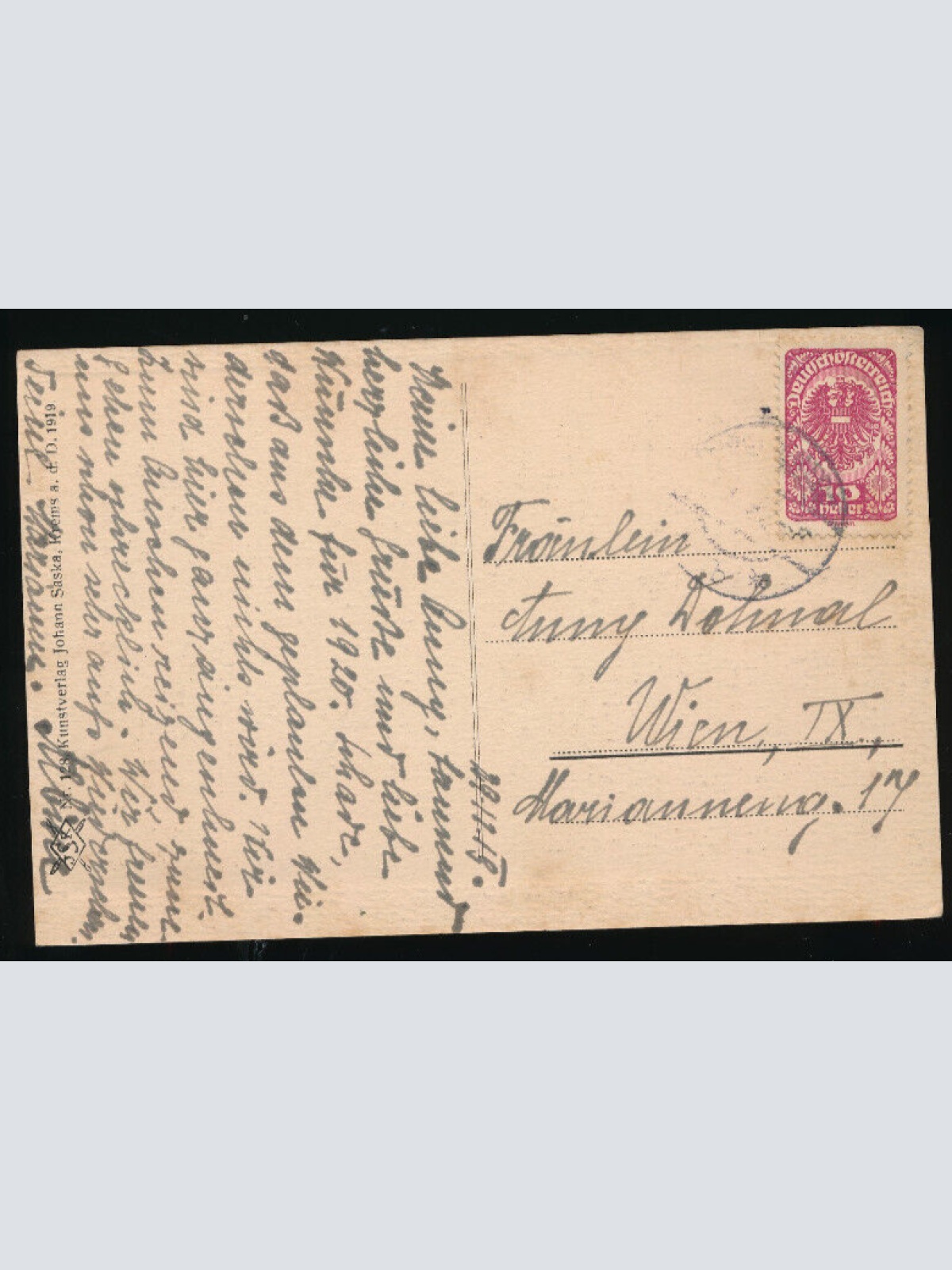 AK aus Leiben mit Schloß Leiben Niederösterreich (3156)