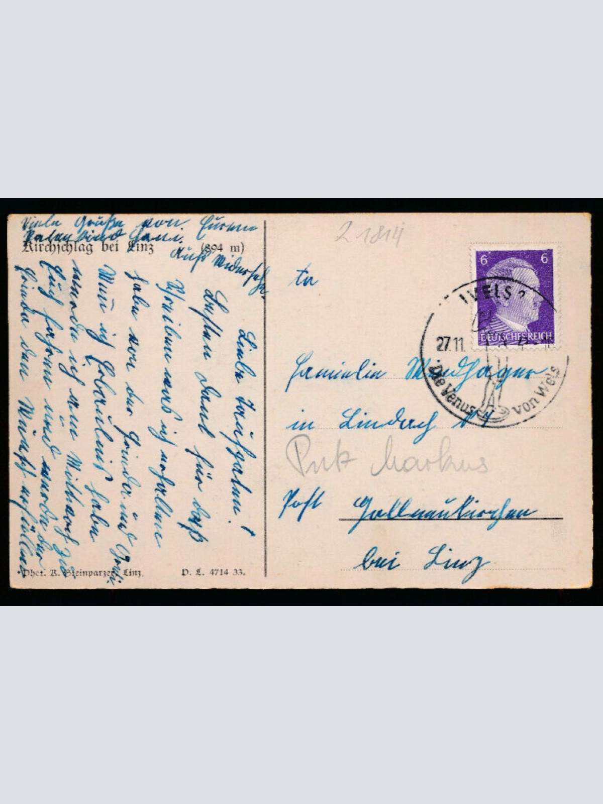 AK aus Kirchschlag bei Linz Oberösterreich (2902)