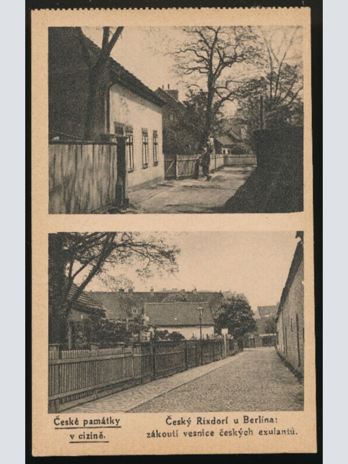 AK aus Cesky Rixdorf früher Tschechoslowakei jetzt Neuköln Berlin (3092)