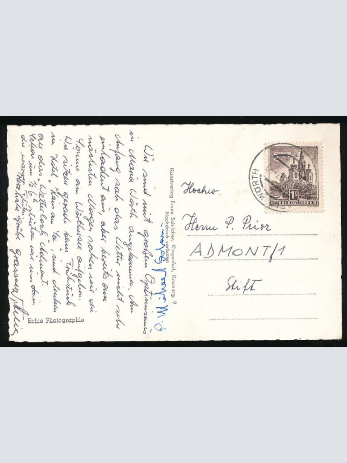 AK aus Maria Wörth am Wörthersee mit Hotel Haus am See Kärnten (3592)