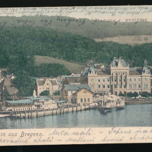 AK gruss aus Bregenz Vorarlberg (3493)