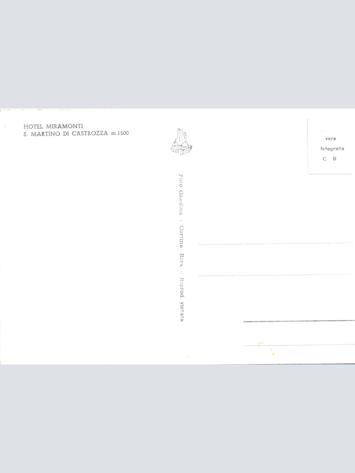 AK, San Martino di Castrozza, Südtirol, Italien (S358)