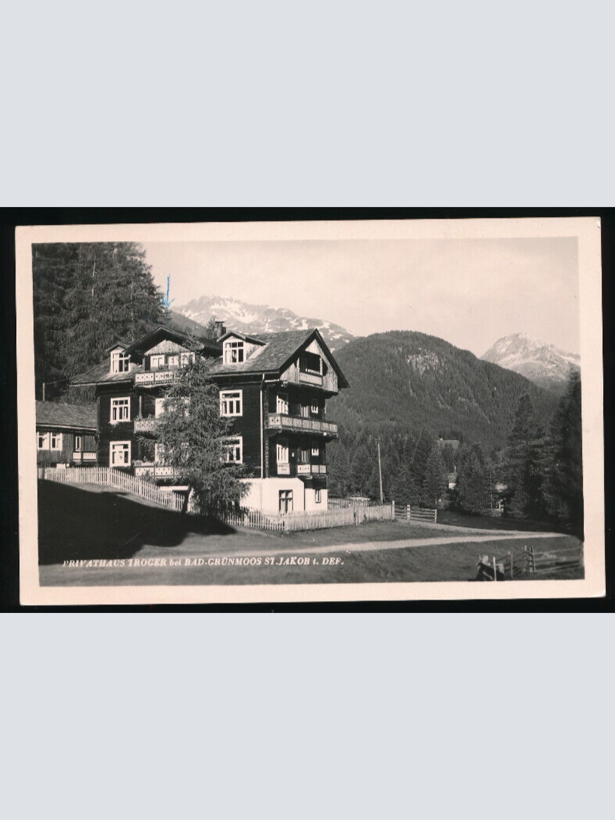 AK aus Bad Grünmoos mit Privathaus Troger Tirol (3465)