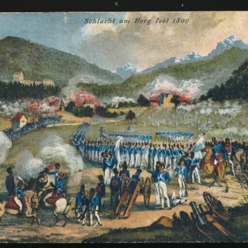 AK von der Schlacht am Berg Isel 1809 Tiroler Freiheitskampf 1809 Tirol (3667)